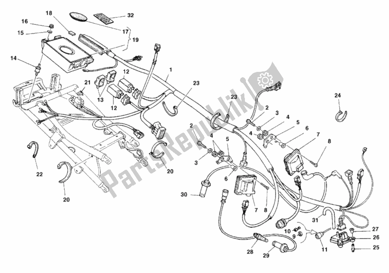 Todas las partes para Unidad De Control Del Motor de Ducati Superbike 748 USA 1999